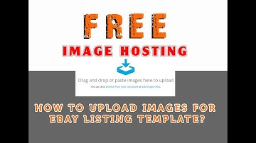 How to upload images for ebay listing template for free?