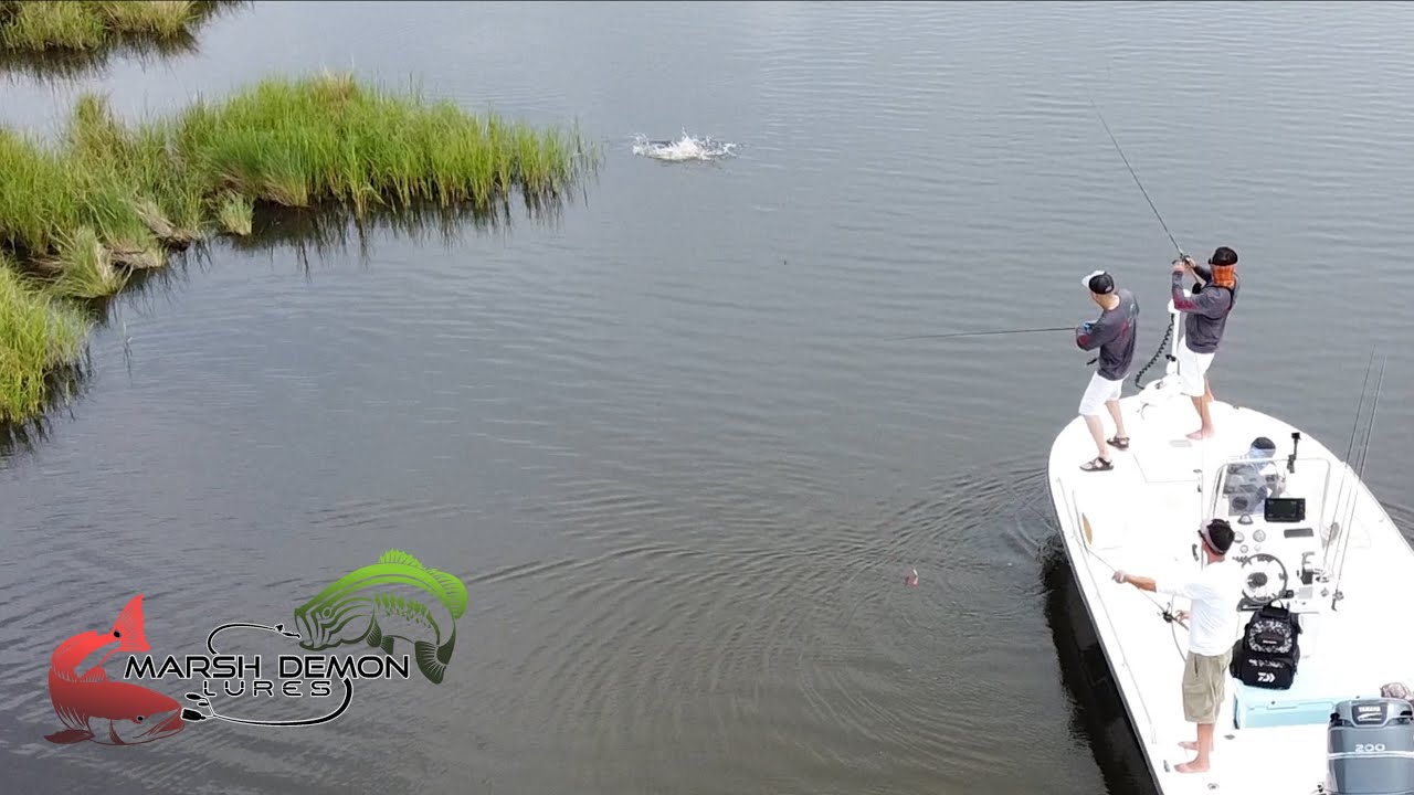 Marsh Demon Lures Red Fishing in the Storm