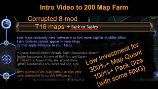 PoE 3.24  Back to Basics + 200 T16 8Mod Corrupted Map Farm (Intro Video).