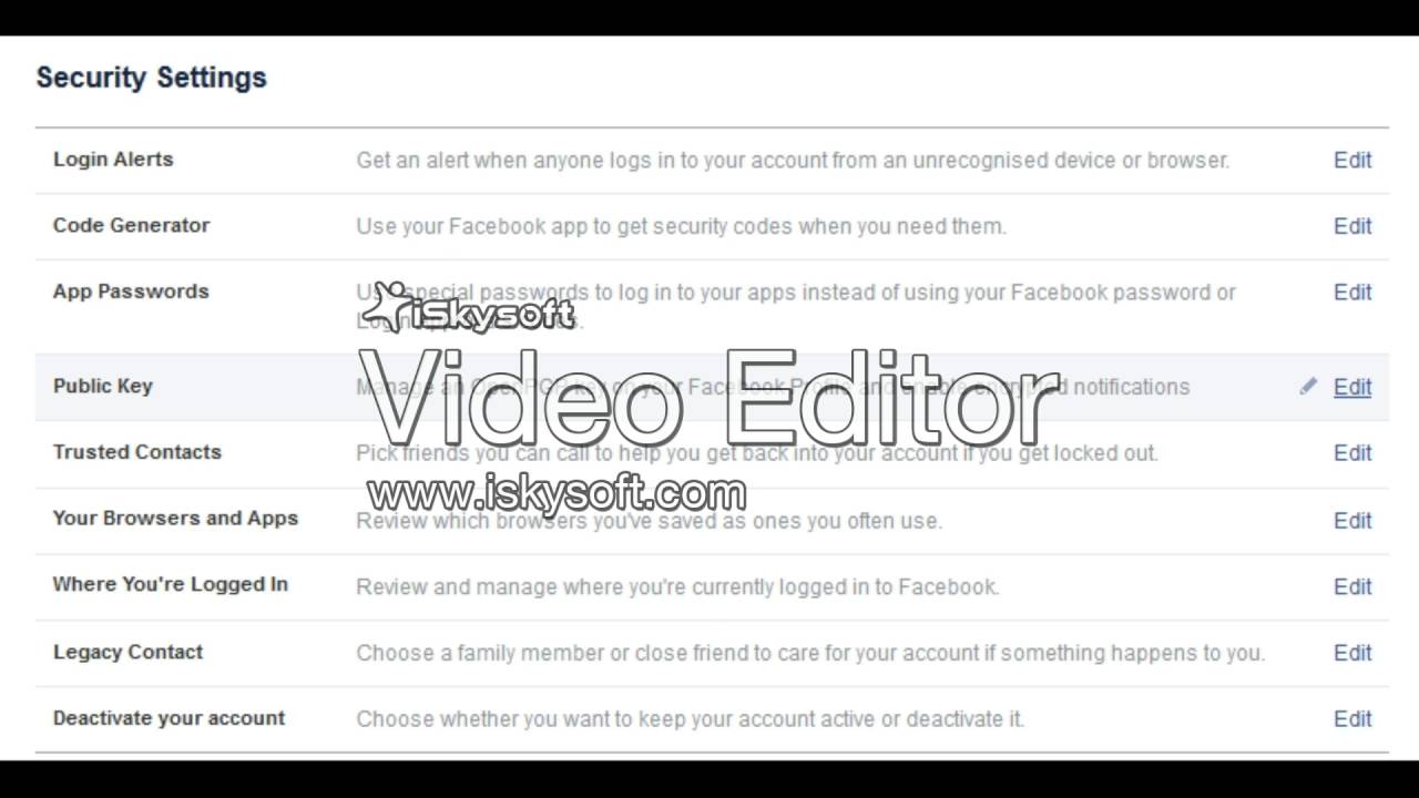Public key to encrypt notification emails that facebook sends you - YouTube