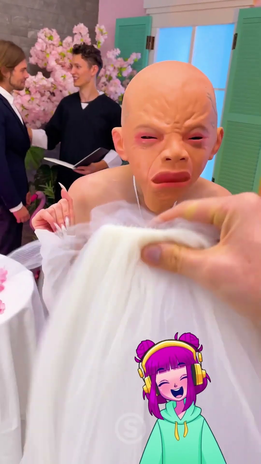 Scary Mask on a Wedding ?