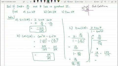 5 3 Double Angle, Power Reducing, and Half Angle Formulas