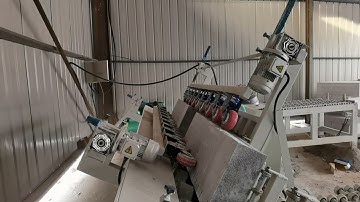 China hot selling marble granite edge tilt cutting curbstone chamfering machine