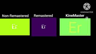 Russian Artistic Alphabet Name of Letters (Non-Remastered, Remastered and Kinemaster Comparison)