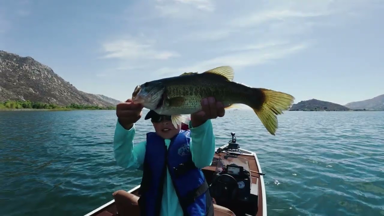 Lake Perris Father & Son Bass fishing (6.12.26)