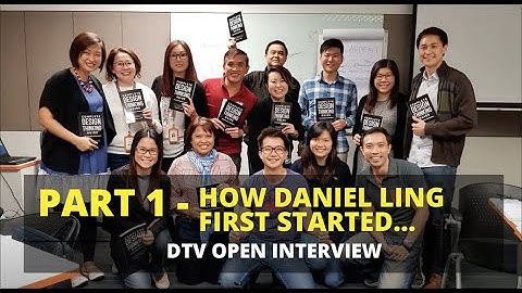 Design Thinking Training Workshop Vlog- [Episode 3] Open Interview- How Daniel Ling First Started