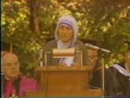 Commencement Address of Teresa of Calcutta' at Thomas Aquinas College