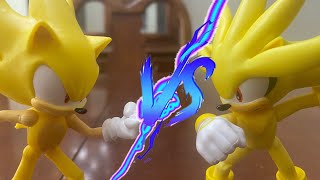 Super Sonic Vs Super Silver - Stop Motion