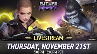 REACTING TO THE MARVEL FUTURE FIGHT V560 UPDATE LIVESTREAM
