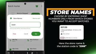 Batch Hunter Store Names Explanation 