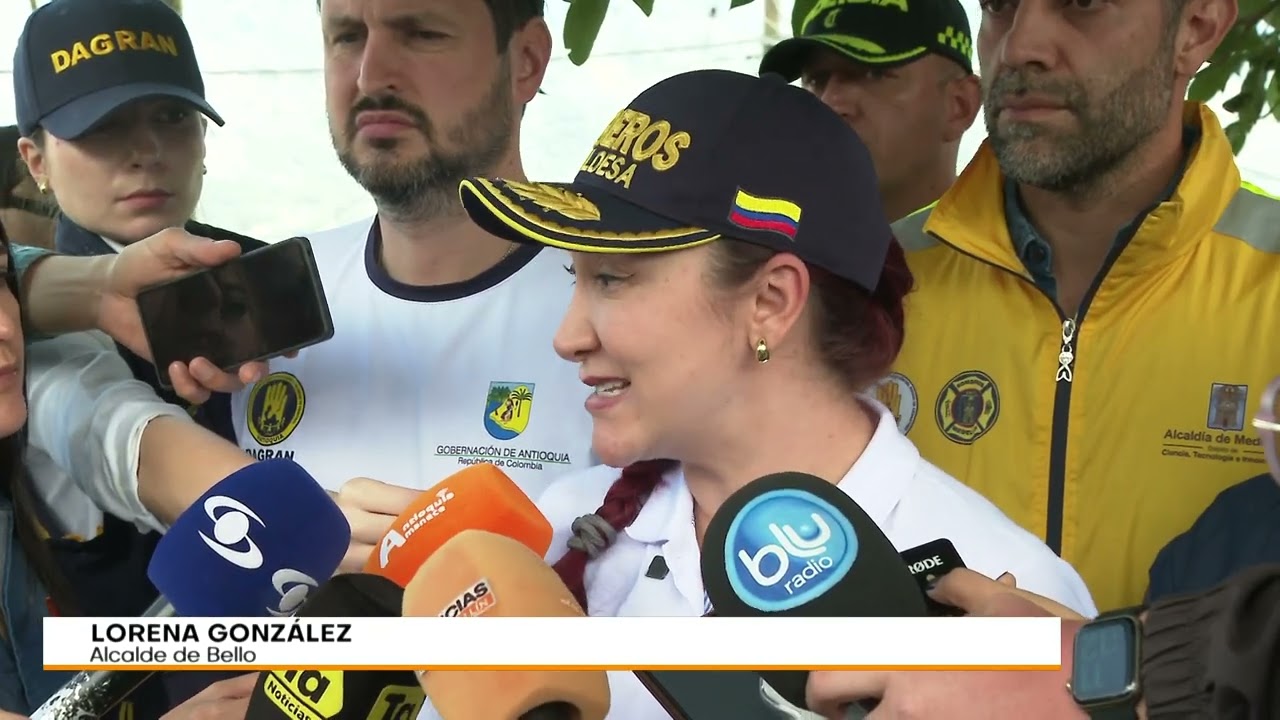 Así quedó la zona de la tragedia en Bello tras deslizamiento de 60 mil metros cúbicos de tierra