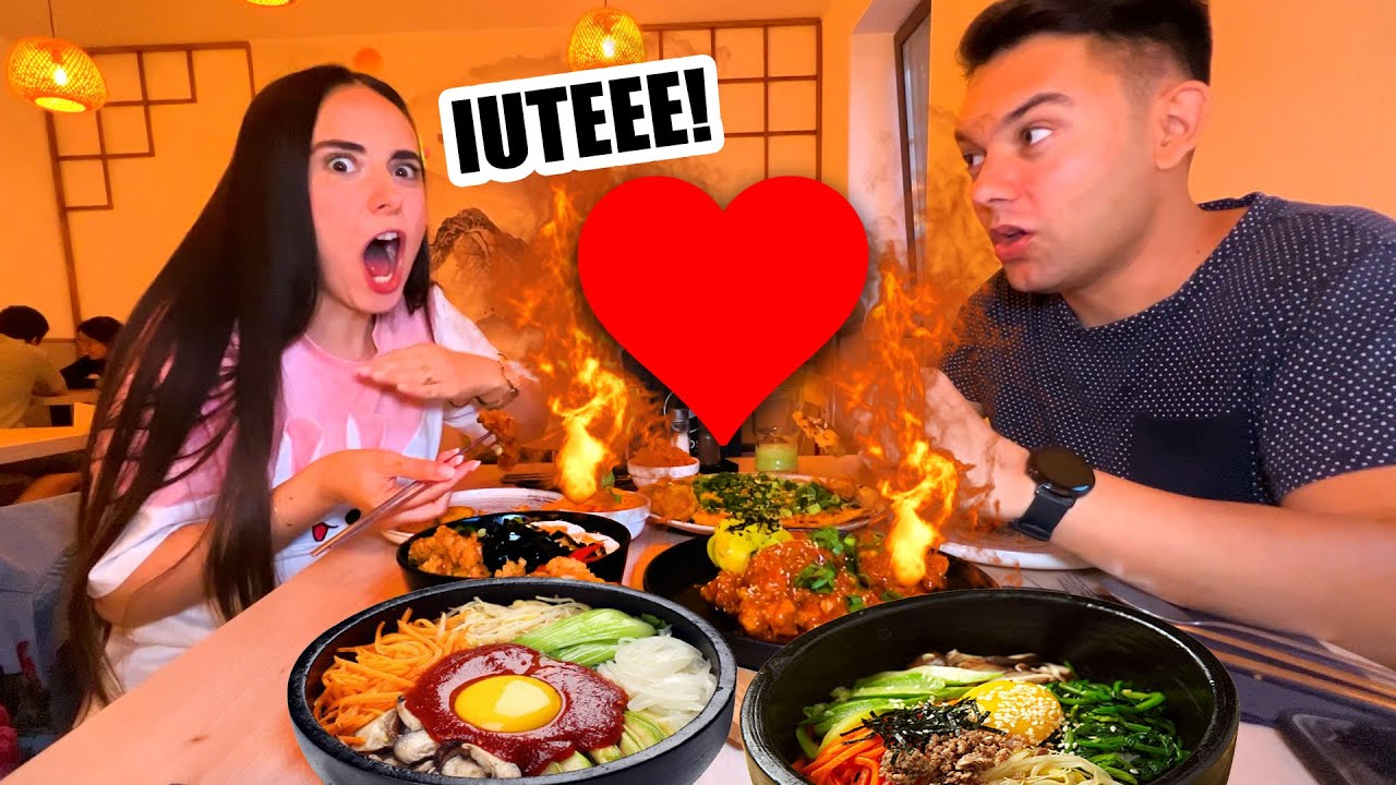 Întâlnire romantica ❤️ la Restaurant Korean! 🍜