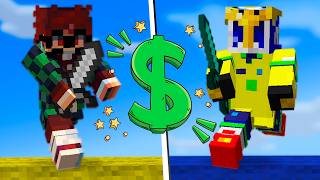 Desafiei um YOUTUBER valendo DINHEIRO no minecraft