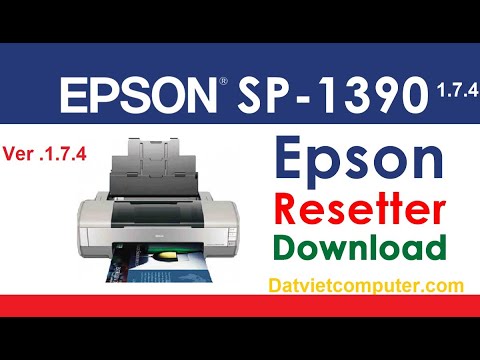 Video [Thực tế] Phần mềm reset epson 1390 Ver 1.7.4 đời mới... - youtube