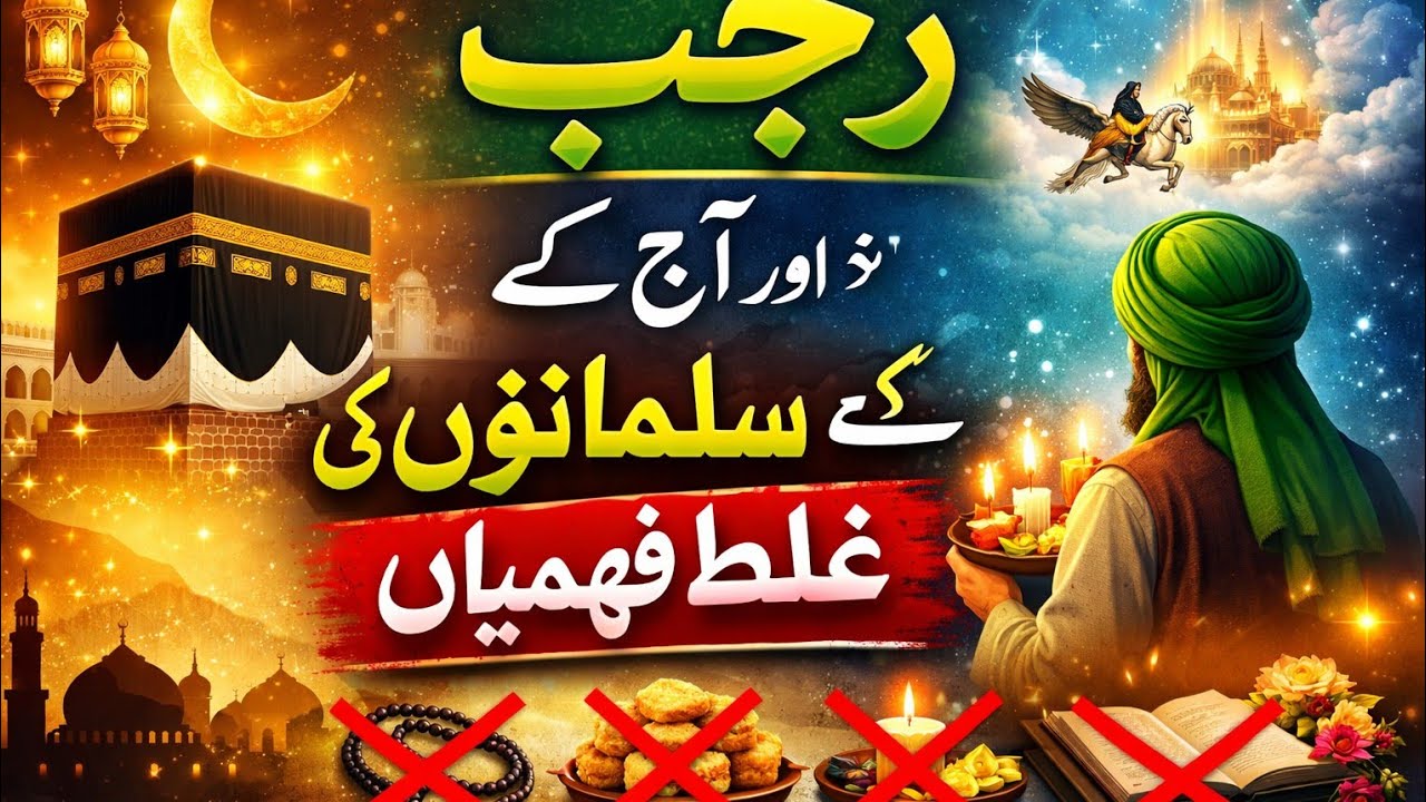 رجب اور آج کے مسلمانوں کی غلط فہمیاں