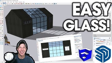 EASY Glass in SketchUp (The Fastest Method!)