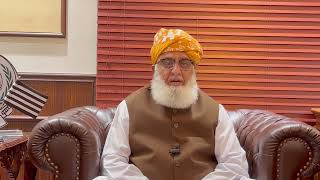 Israel and Palestine Issue : Maulana Fazl ur Rehman Video Message to Pakistan Nation 08 Oct 2023