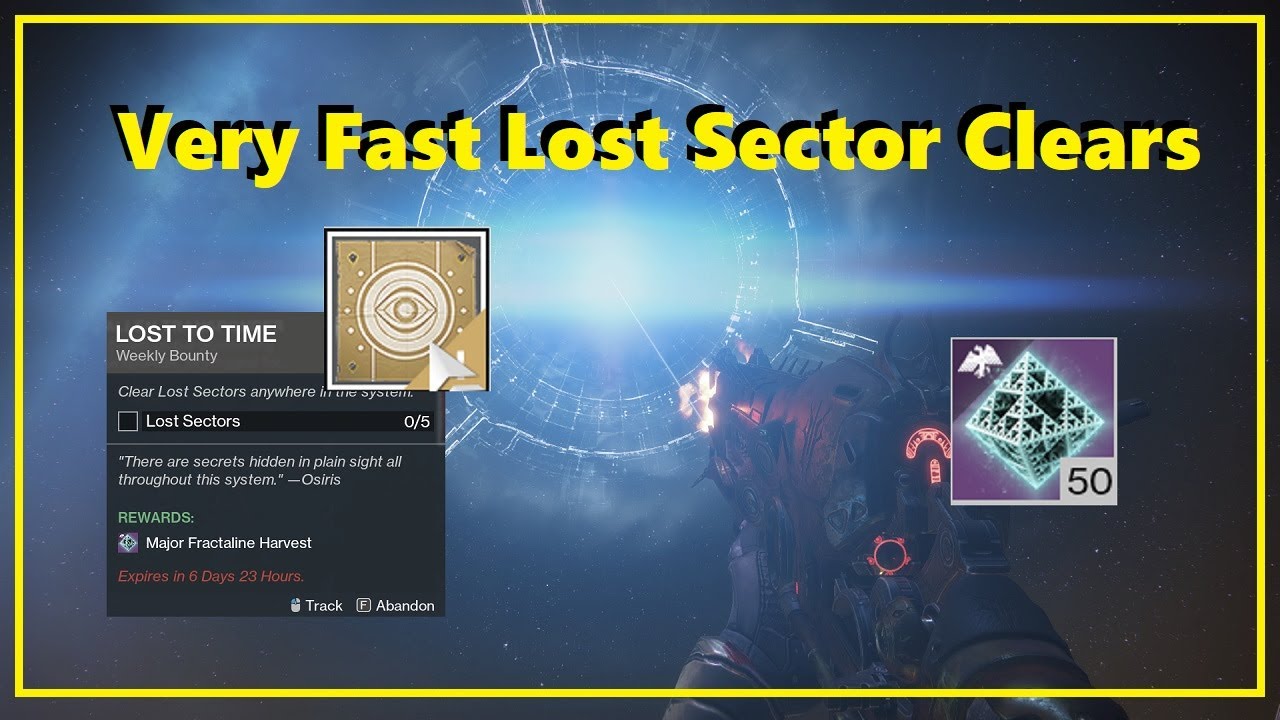 Destiny 2: Fastest Lost Sector Clears | Fast Obelisk Bounty | Lost to Time