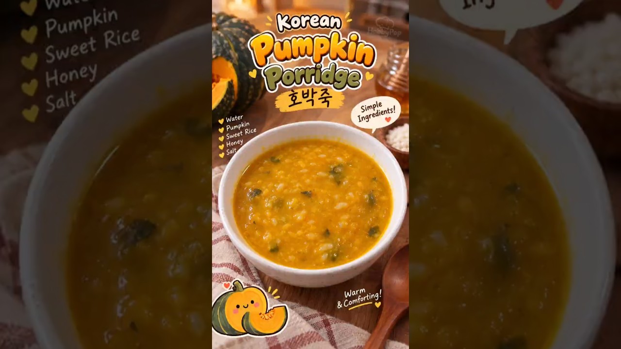 HobbyPop Korean pumpkin porridge