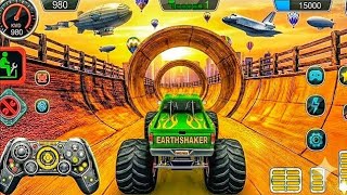 Epic Monster Trucks Stunt vs 3D Mega Ramp Challenges (GT Car Stunts) | Android Gameplay  screenshot 2