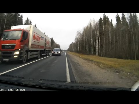 Вот это повезло ... Трасса М8 Архангельск - Москва.