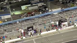 Joey Logano wrecks on the final lap