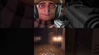 Gru plays Roblox Doors Floor 2 #funny #shorts #short