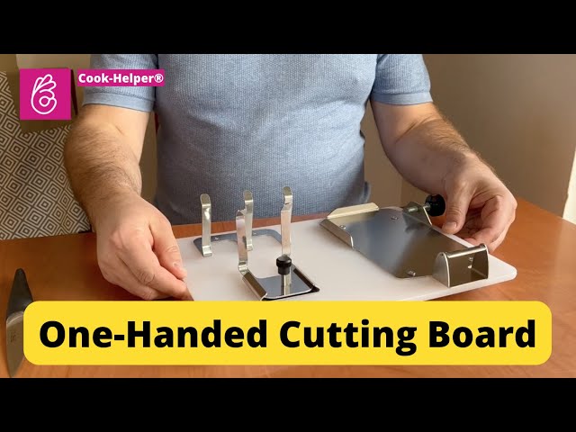 Adaptive Kitchen Set  One-Handed Cutting Board by COOK-HELPER