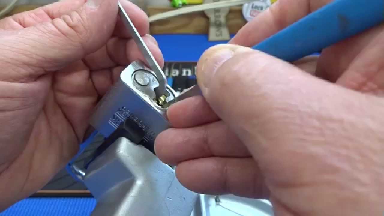 (597) U.S. Lock Padlock Picked & Gutted