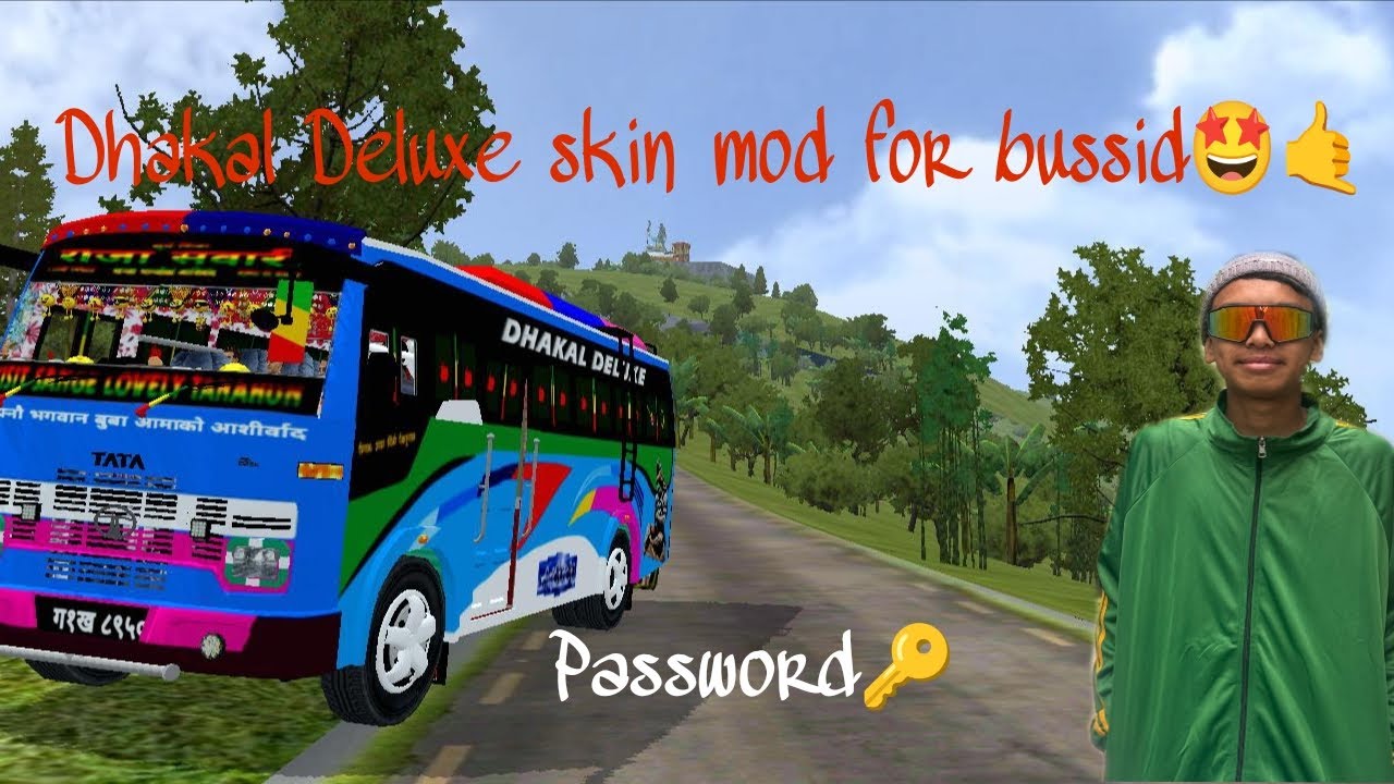 Dhakal Deluxe skin mod for bussid // watch full video for password🔑 