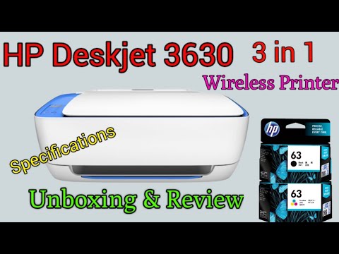 HP 3630 Deskjet Printer Unboxing & Review (Full Specification) - YouTube