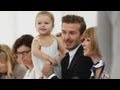 Harper Beckham at New York Fashion Week: Supports mummy and keeps dad David busy