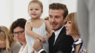 Harper Beckham at New York Fashion Week: Supports mummy and keeps dad David busy Harper Beckham at New York Fashion Week: Supports mummy and keeps dad David busy