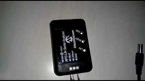 Microchip LIN analyzer demo