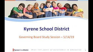 05-14-2019 Governing Board Study Session + Meeting