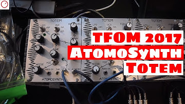 Tokyo Festival Of Modular 2017 AtomoSynth Totem - Analog Percussion Eurorack Module