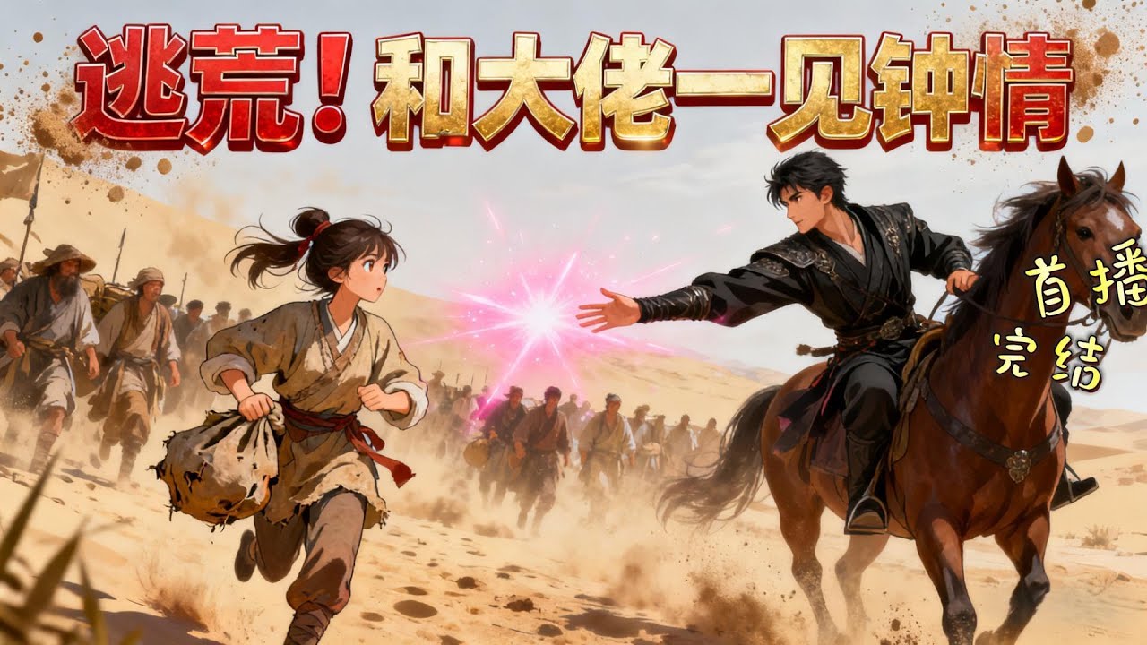 《逃荒！和大佬一见钟情》穿越了，而且还是在逃荒路上。没关系，一身武力，还怕保护不了爹娘？ 只是，这男人是？他们认识吗？ 什么？他也是穿越的？#有声漫画#种田#穿越#爽文#逃荒