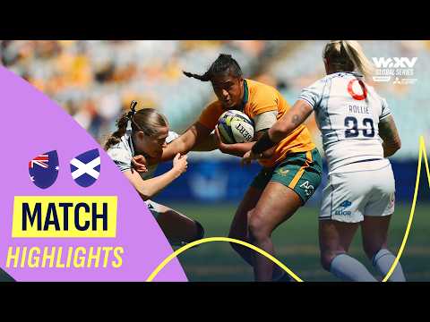 Clinical Wallaroos Performance 🦘 | Australia v Scotland | WXV Global Match Highlights