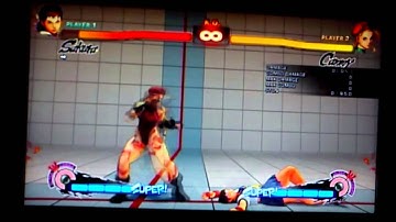 USF4 - Cammy pass through Sakura glitch with EX divekick