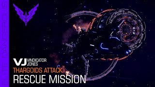 Elite Dangerous Rescue Mission   Thargoids Attack