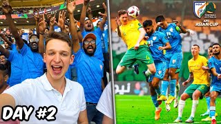 CRAZY MANJAPADDA! India Fans Take Over Asian Cup vs Australia