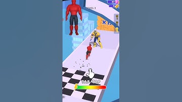 MASHUP HERO 3D GAMEPLAY WALKTHROUGH - Spider-Man | ANDROID IOS MOBILE | ALL LEVELS #viral # #games