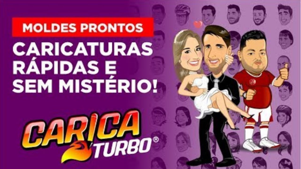 CARICATURBO - CURSO DE CARICATURAS - PASSO A PASSO