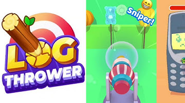 New Game play Log Thrower All Level Noob Pro Hacker