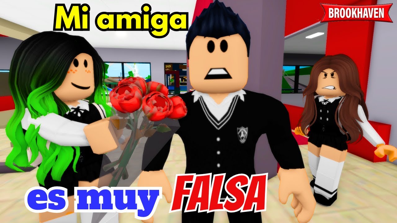 MI AMIGA ES MUY FALSA | Roblox Brookhaven rp | Mini Pelicula - Historia de Roblox