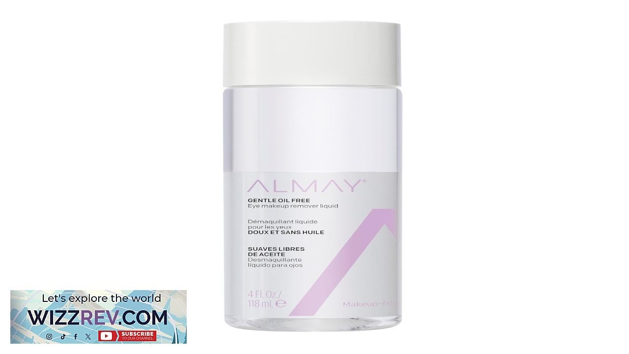 Жидкость для снятия макияжа с глаз Almay с маслом алоэ, гипоаллергенная, дерматолог