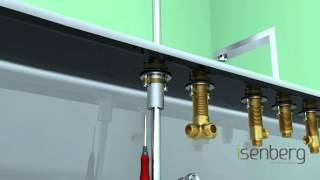 Installing Isenberg's Deck Mounted Roman Tub Filler Faucet with Hand-shower 160.2420