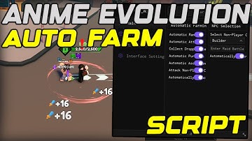 [🔥UPDATE] Anime Evolution Script Gui Auto Farm And Rank Up -Roblox 2025