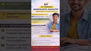 EY Hiring Associate Analyst | Bengaluru | Risk Management Services | Apply Now | #EYCareers