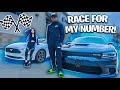 NATE GOT KEYS WINS A GIRL NUMBER! *HELLCAT/HELLKEAZY VS MUSTANG*